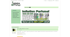 Desktop Screenshot of imitationperfume.com